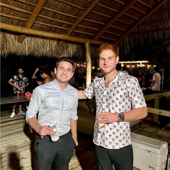 Maceoo skull short sleeve button down - Picture 3 of 3